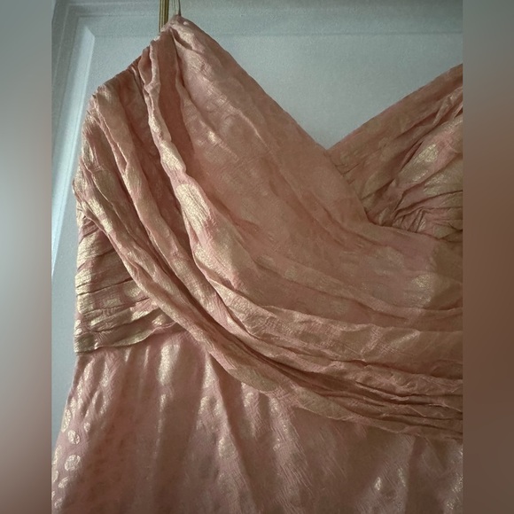 Shosanna pink gold baby doll dress - Picture 3 of 7